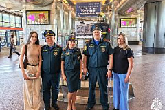 222 года славы Московской пожарной охраны: открытие выставки на станции метро «Воробьевы горы»