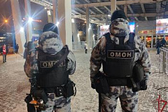 Московские росгвардейцы обеспечили безопасность граждан во время проведения матча КХЛ
